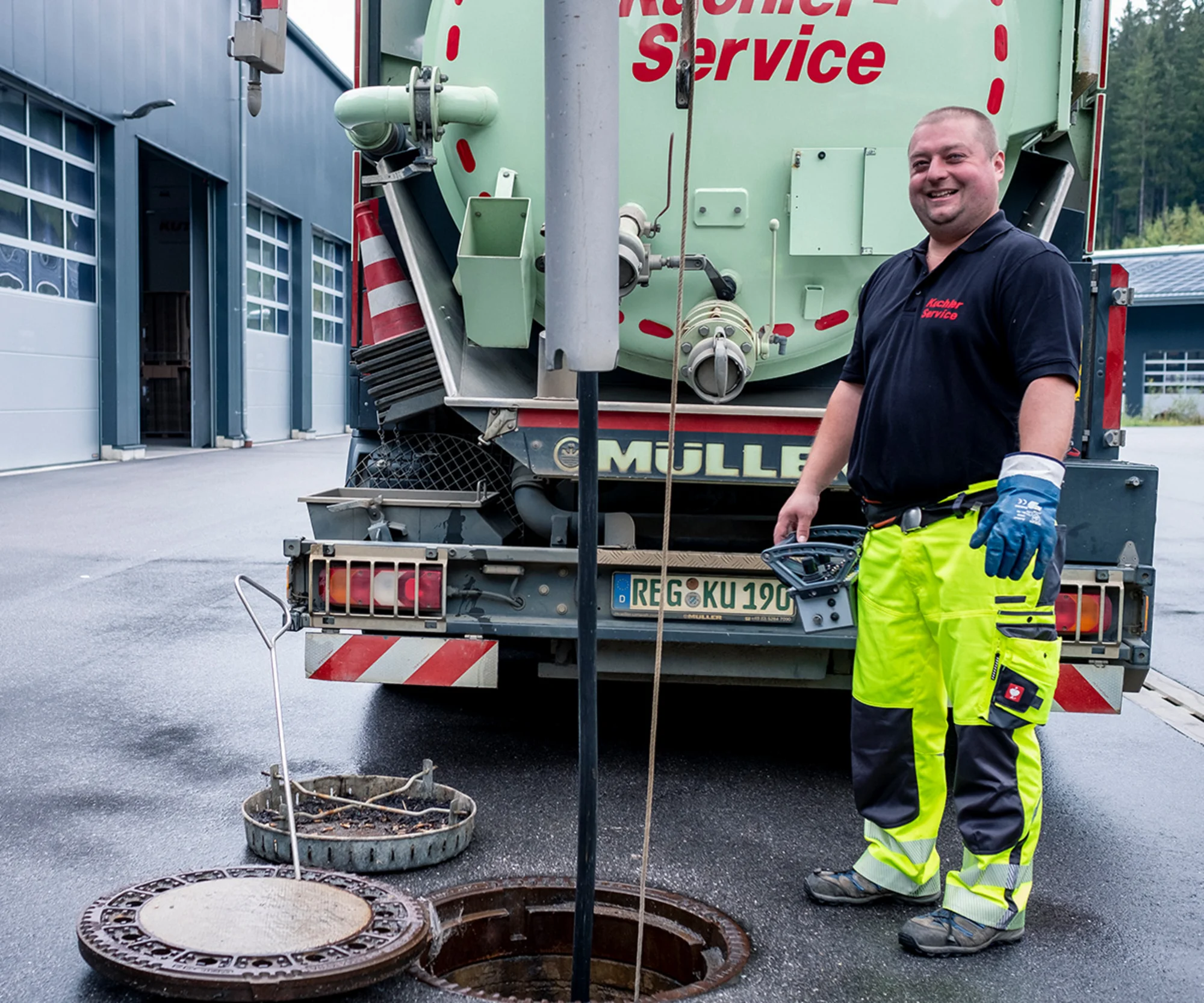 TV Kanaluntersuchung mit Kameratechnik in Lindberg