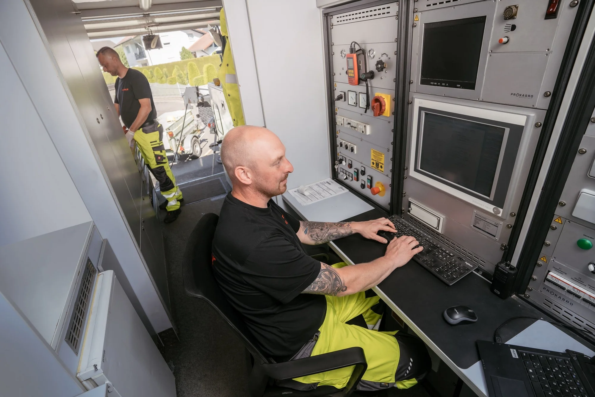 Kanalreinigung in Lindberg mit Spülfahrzeug